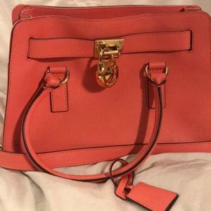 MK Hamilton Saffino Satchel and matching wallet